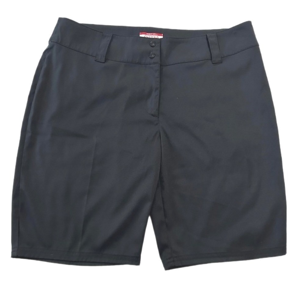 Antigua Desert Dry Golf Performance Bermuda Shorts Black Womens 10‎